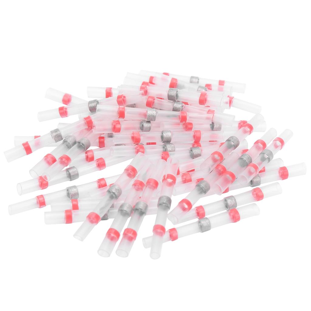 50Pcs SSTS21 Waterproof Solder Seal Wire Connectors Heat Shrink Butt Connectors