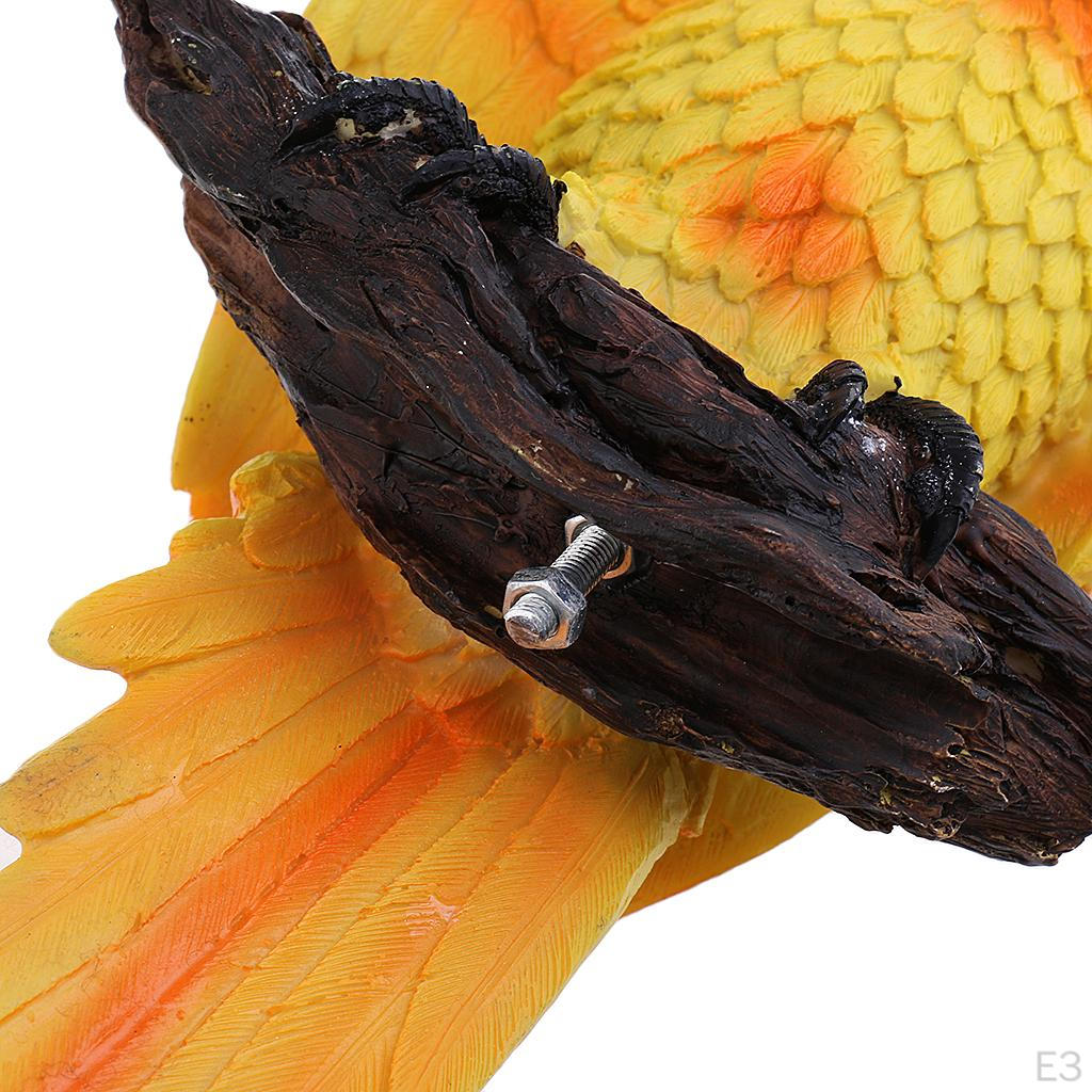 Animal Parrot Figure Statues Lawn Decoration