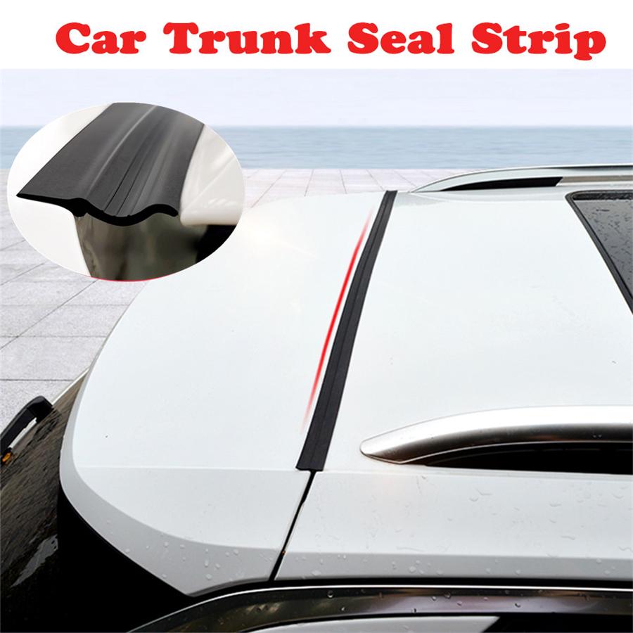 Suv Mpv Trunk Seal Strip 2 Meters Rubber Black White For Hatchback Tail Box Cover Gap Waterproof And Dustproof