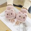 Fashion Plush Rabbit Fur Mittens Soft Winter Warm Warm Thick Gloves Comfortable Cute Plush Gloves Women