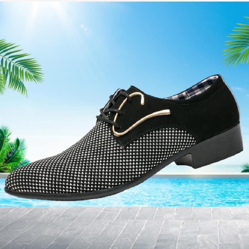 

2025 autumn large size men s casual leather shoes men s pointed leather shoes British Korean version trend spring and autumn breathable men s shoes 48