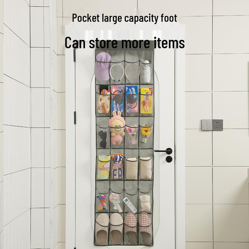 Wall-Mounted Mesh Shoe & Miscellaneous Storage Organizer