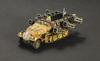Platz Italeri 1/72 WWII German Sd.Kfz.251/1 Wulfrahmen 40 Equipped Plastic Model Kit IT7080 (Military Vehicle)