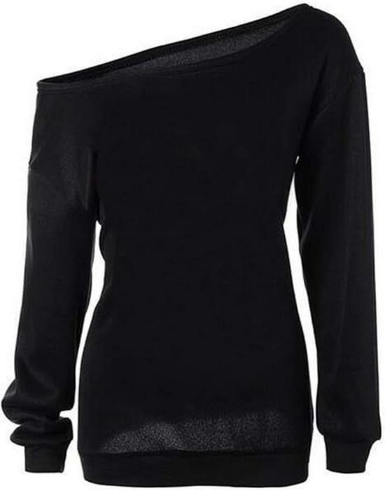 2025 Casual European & American Solid Color Women's Off-Shoulder Sweatshirt