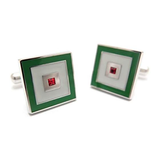 Orobianco L unique Tricolor Square Cufflinks (Cufflinks/Cufflinks)