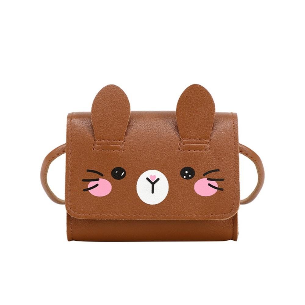 Portable Easter Rabbit Crossbody Bag Adorable Kids Coin Purse Children's Mini Handbags  Dress-Up