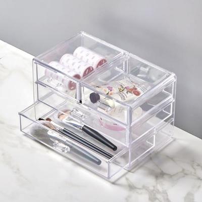 Şeffaf Yatay 3 Çekmeceli Çekmeceli Dolap