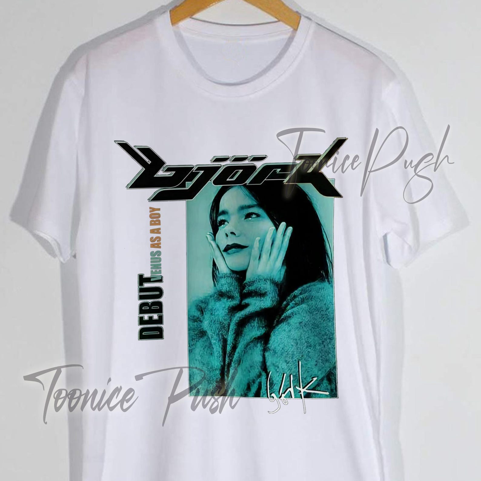 Bjork Debut Venus As A Boy T shirt, Retro Graphic Tee 4XL