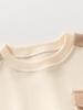 Trendy Spring/Autumn Patchwork Long Sleeve Sweatshirt & Pants Set for Little Boys (Small-Medium)