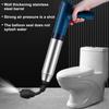 Electric Toilet Plunger Unclogger Safe Efficient One Shot Unclogger Bathroom Kitchen Pipes High