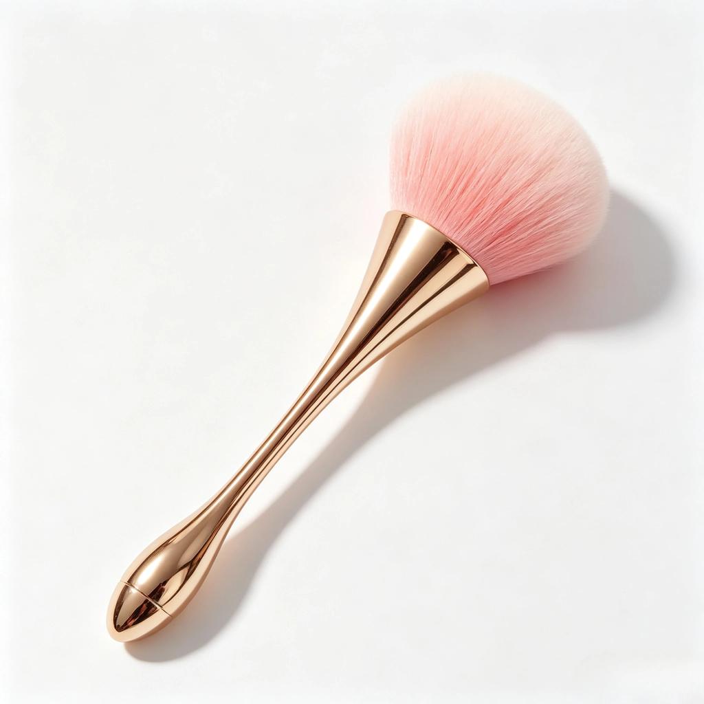 1 Pcs Nail Dust Brush Professional Manicure Brush Long Handle Super Fluffy Cleaning Tool