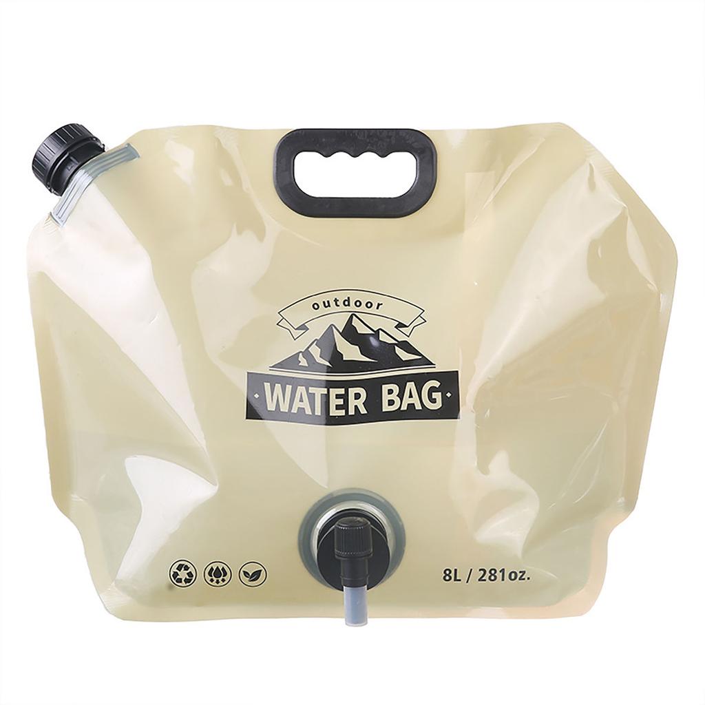Outdoor Mini Folding Water Bag Camping 8L/5L Large Capacity Portable Water Bag Thickened Soft Food Grade Water Storage Bag