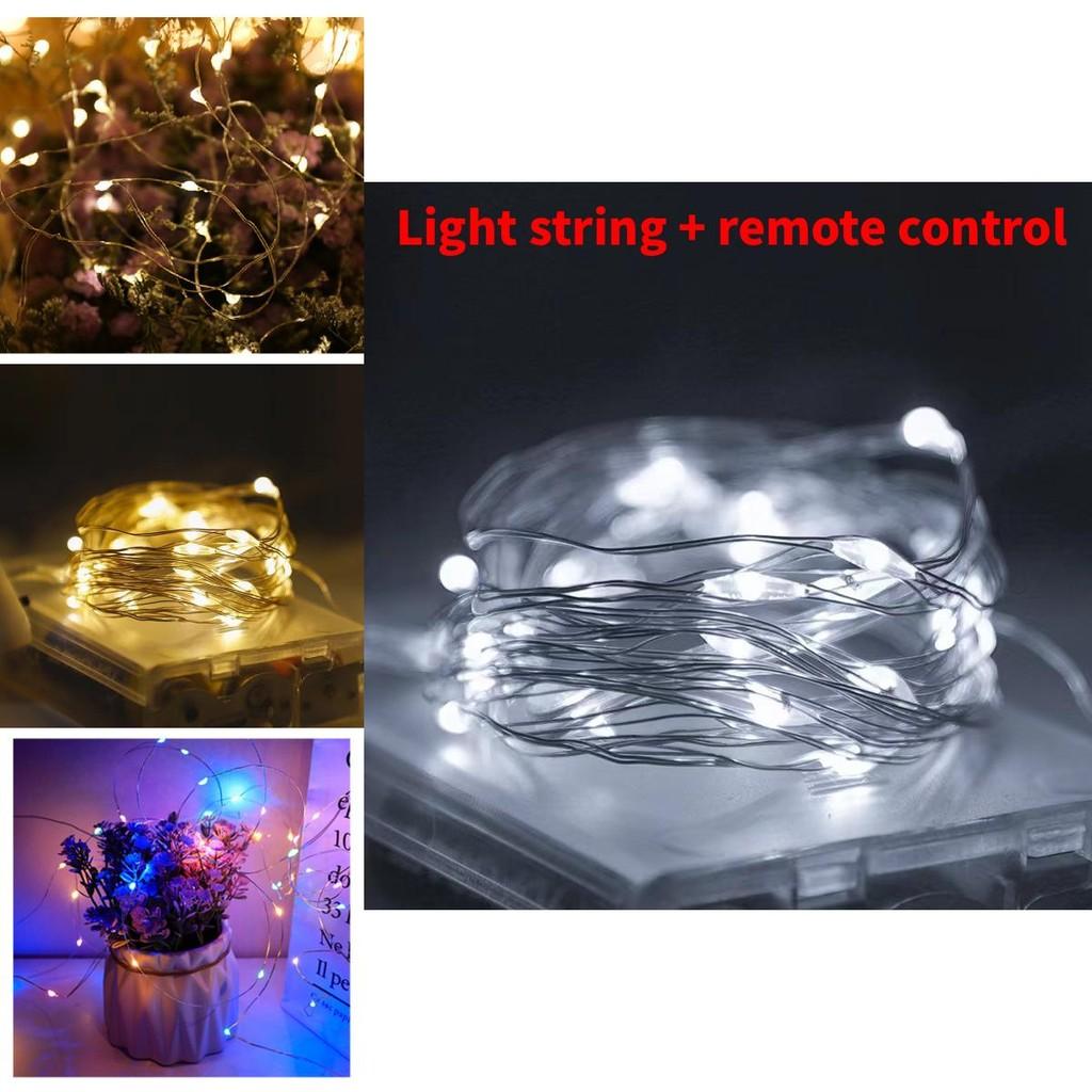 Battery Box Copper Wire Led String Light For Christmas Decor And Festive Events