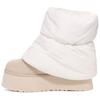 UGG Cizmă Puffer Mini Dipper Clasică Albă Ceramică Femei 1158275-WCRM