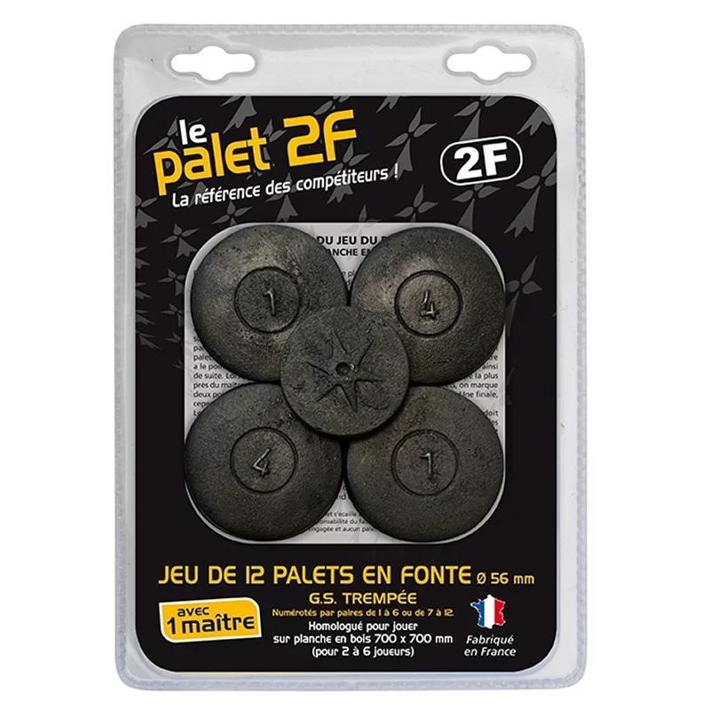 Cadetel Jeu de palets bretons traditional cast iron grey
