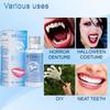 30ml Resin Temporary Tooth Repair Granules Teeth Gaps Missing Broken Tooth Filling Moldable Dentures Adhesive False Teeth Tools