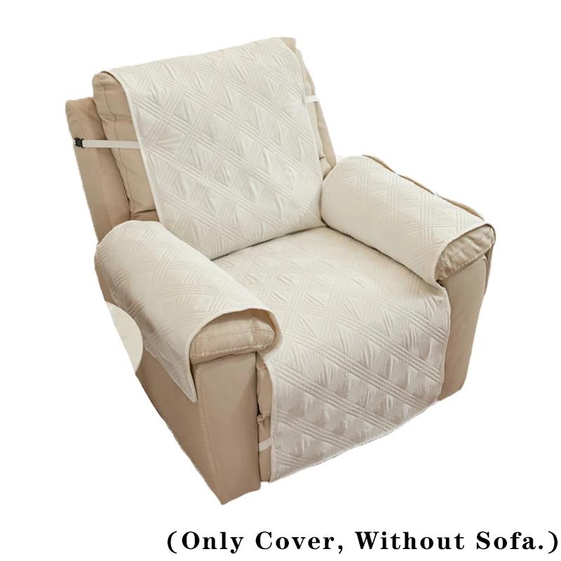 Potah na polohovací křeslo Mat Protiskluzový Pratelný Chránič nábytku na pohovku pro domácí mazlíčky Boční kapsa Přehoz na křeslo