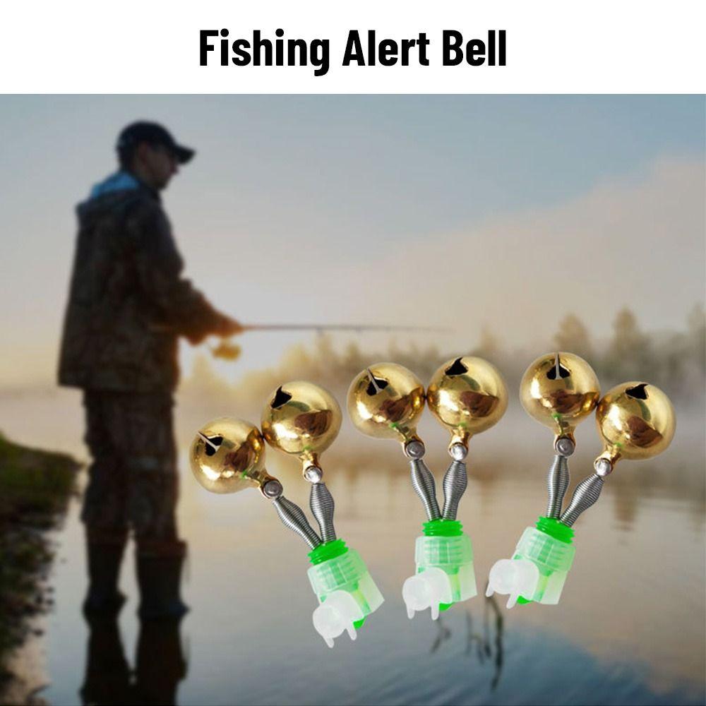 

5 PCS New Electronic Portable Rod Tackle Fishing Alert Bell LED Light Bite Sound Alarm