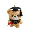 Graduation Bear Plush Toy with Doctoral Hat - Perfect Commemorative Gift for Graduation Season