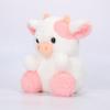Belle Strawberry Cow Plush Toy Adorable Pink Cow Stuffed Animal