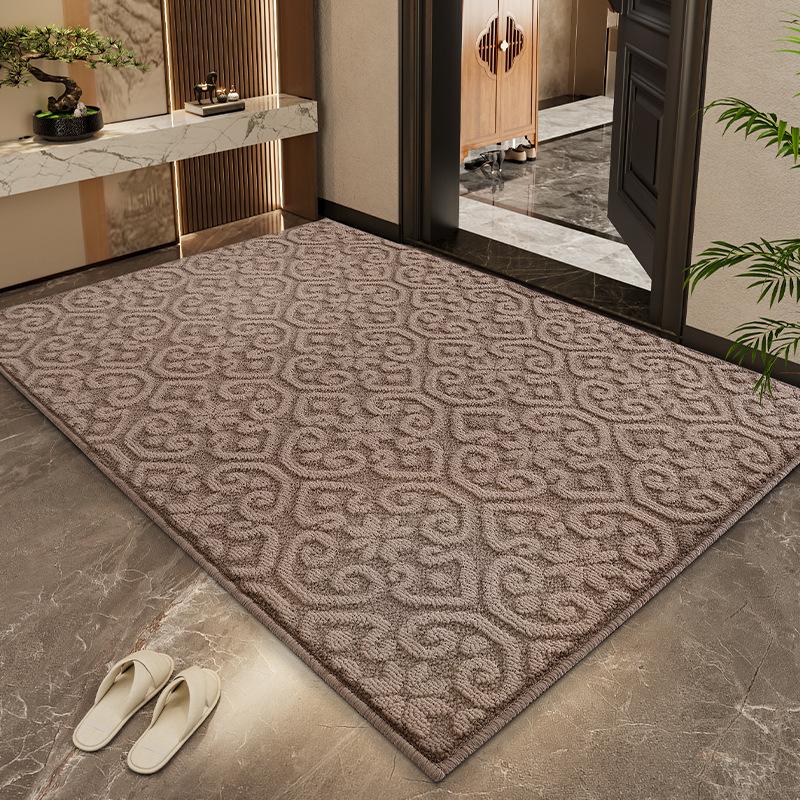 

Простой коврик для удаления пыли с домашней двери, износостойкий противоскользящий коврик из полипропилена для крыльца 61*92cm