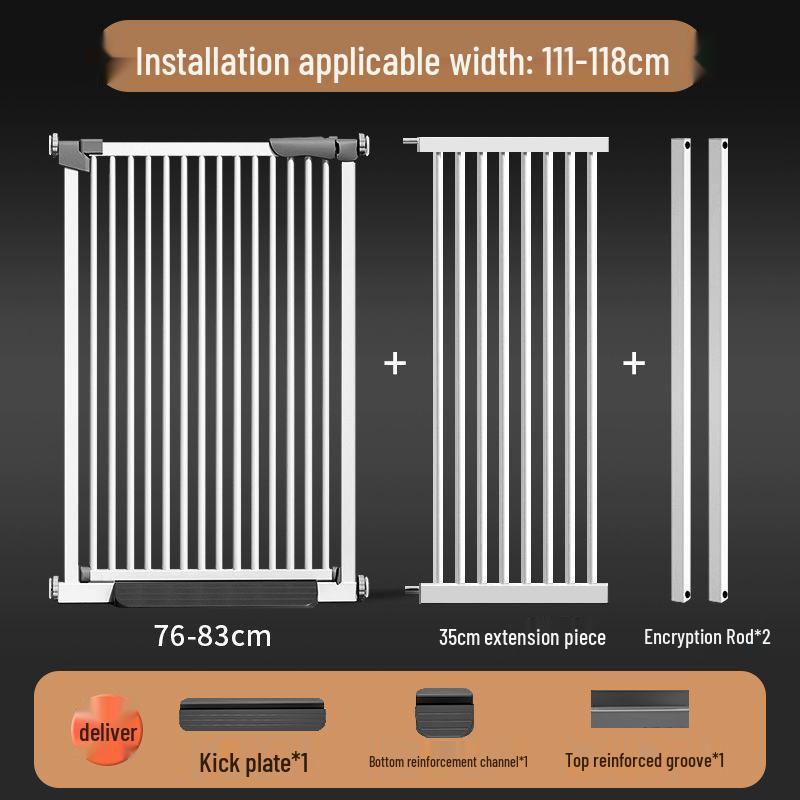 

Надежный барьер для домашних животных, устойчивый к кошкам: Зашифрованная, Поднятая Ограда—Дизайн без пробивки для кошек и собак, Идеально подходит для балконов и перегородок. Height 76cm, Gap 3.8cm, Automatic