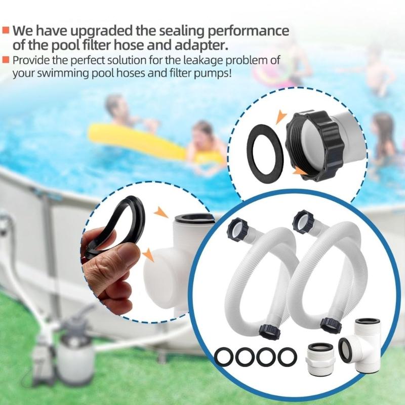 Pool Hose and Pump for Efficient Water Circulation Swimming Pool Maintenance Accessories Saltwater System Connector