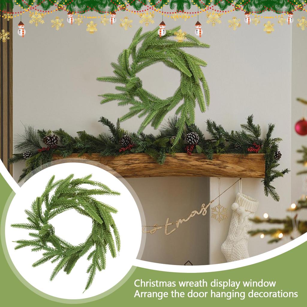Christmas Decorations Garland Window Displays Door Hangings Venue Arrangements Christmas Wreaths Rattan Wreaths