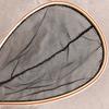 MUQZI Sports Accessory Wooden Handle Rubber/Nylon Mesh Fly Fishing Landing Net Catch Release Scoop