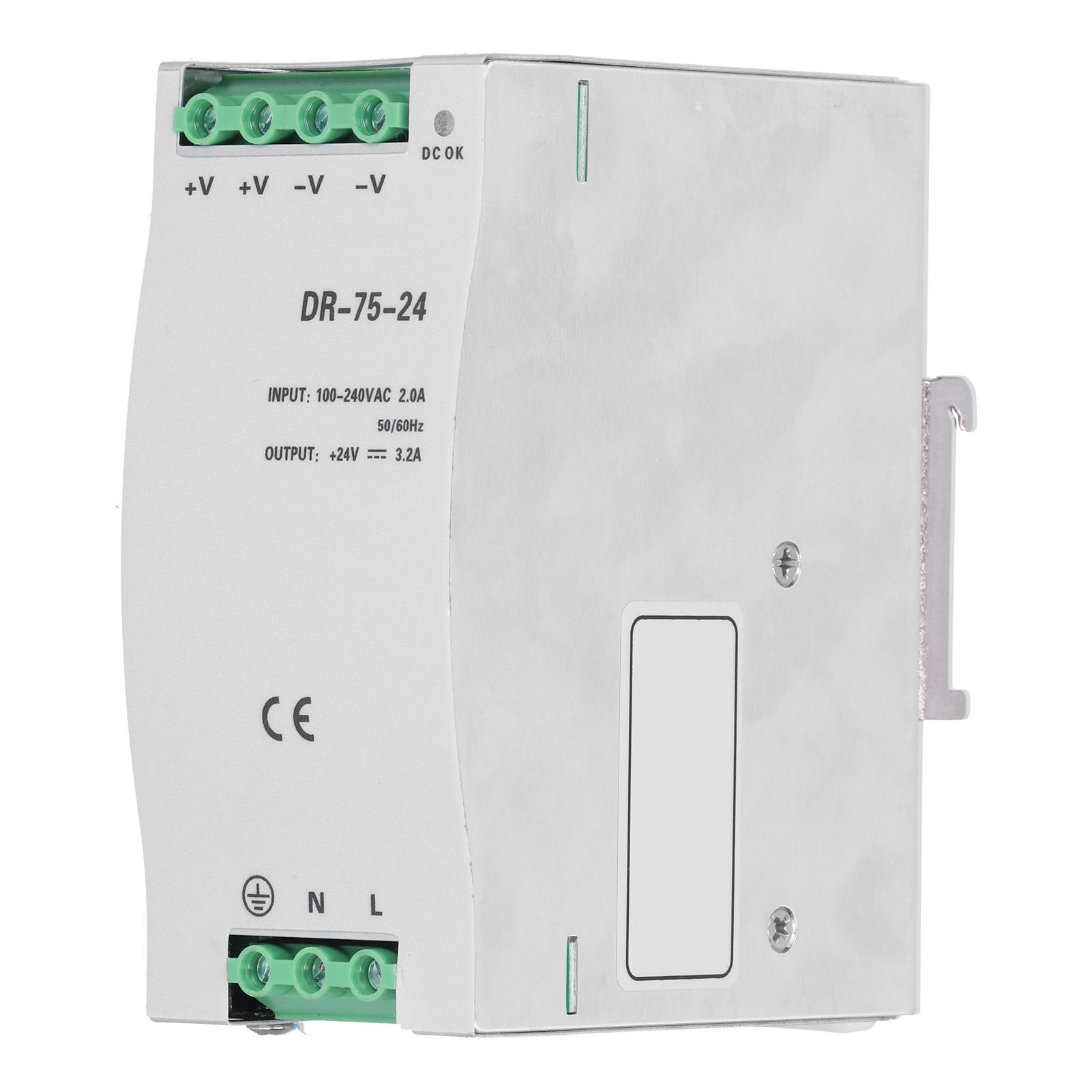

BERM Switching Power Supply DINRail Switch Transformer Driver DR7524 100240VAC