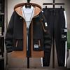 Men Autumn Casual Sets Hooded Jacket + Pants Sportswear Two Piece Set
