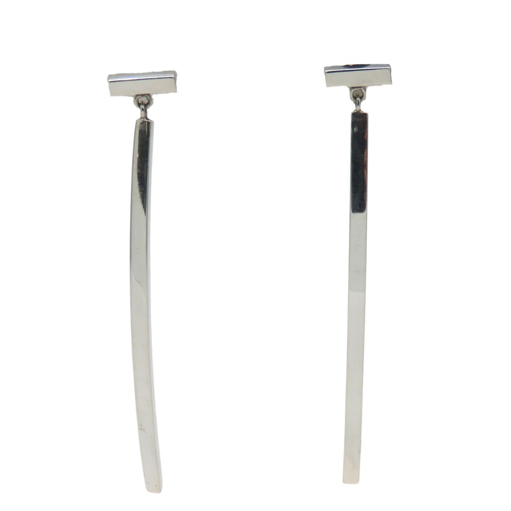 Used TIFFANY&Co. Pierce T Wire Bar Silver925 2.8g Silver Swing