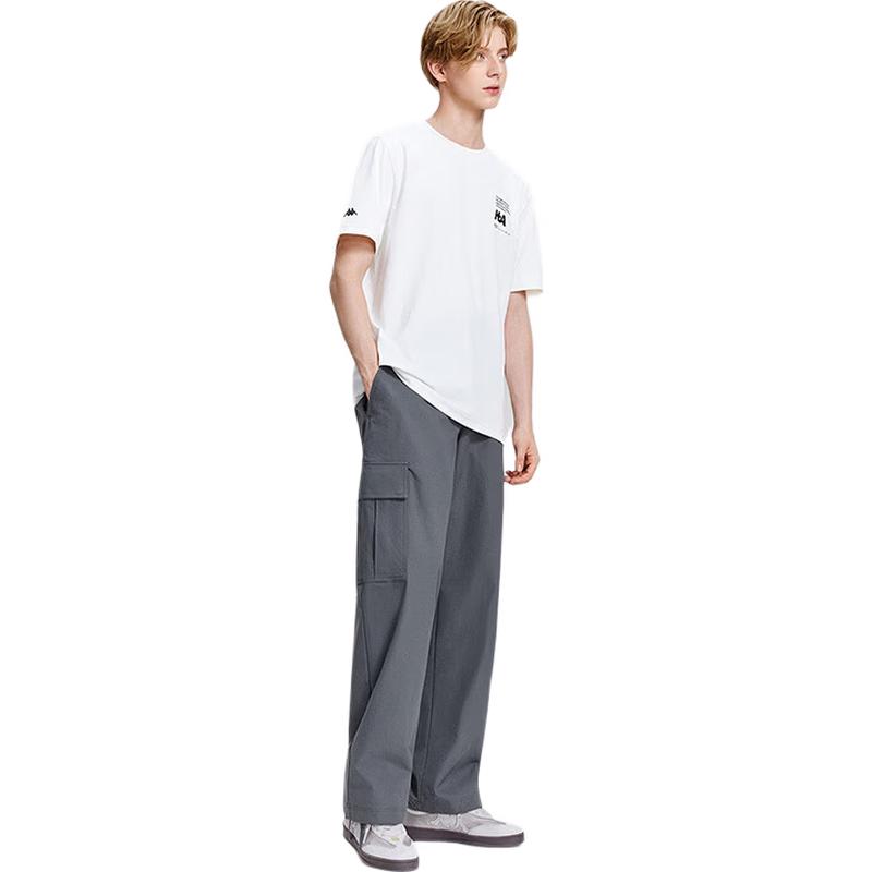 

Kappa Men s 2025 Autumn Embroidered Casual Straight-Leg Pants L