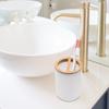 Badezimmerzubehör Spender Glatte Arbeitsplatte Toilettenartikel Weiße Farbe Leicht zu reinigen zum Aufbewahren Ihres