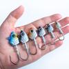 Goture Jig Head Lot de 25 têtes plombées 5 couleurs, têtes plombées Ajing Honey Shrimp Head, leurres de pêche en mer pour sébaste 7/10/14/21/28/32 g [Rangement inclus]