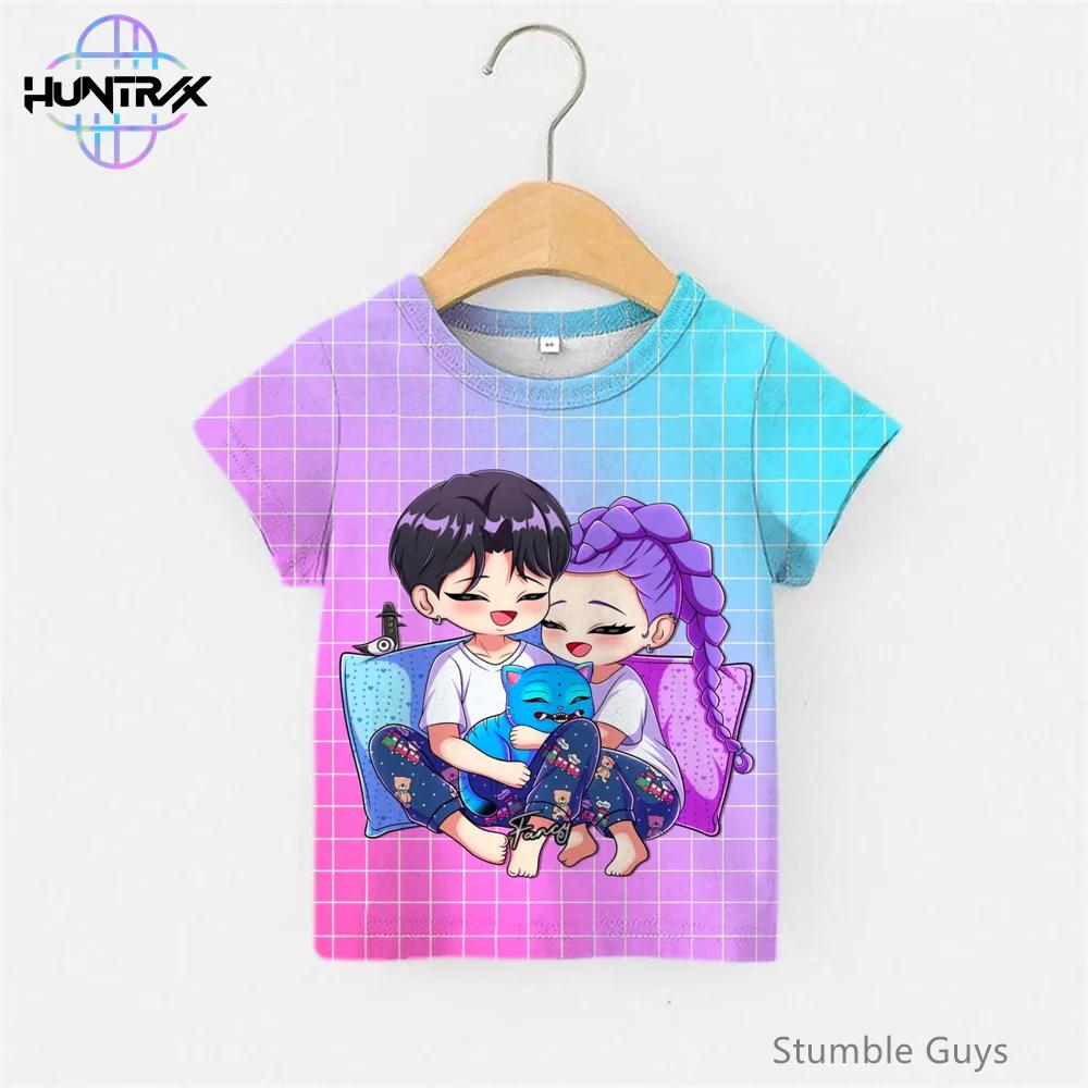 T-Shirts Kinder Unisex Mode Cartoon Bedrucktes T-Shirt Kinderbekleidung Kurzarm Lässig Mode Jungen Mädchen