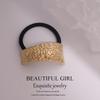 Minimalist Metal Hair Ring - New Korean Style High-End Ponytail Tie Rubber Band.