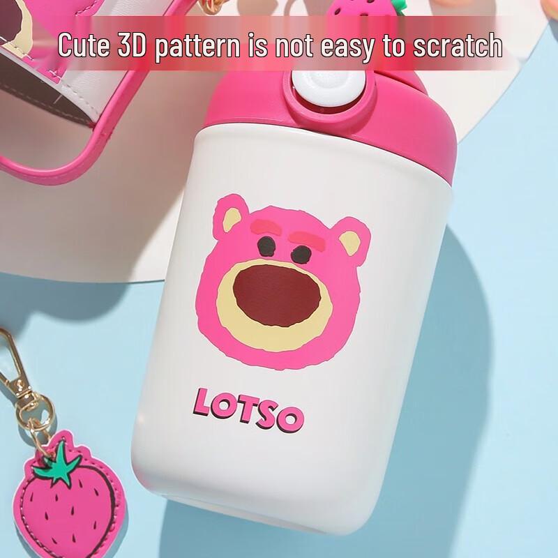 Beddybear Kids' Stainless Steel Straw Thermos