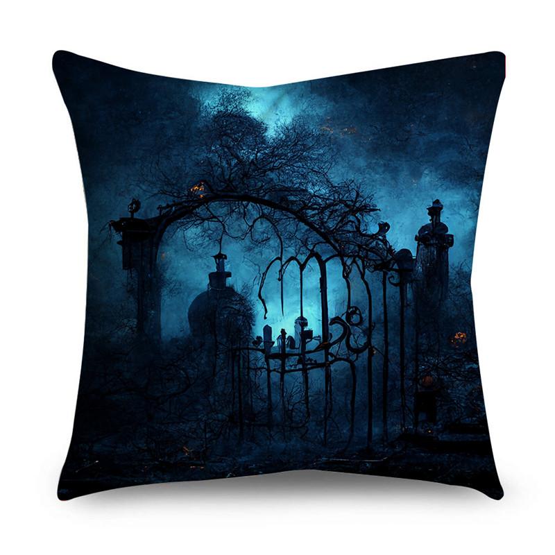 Halloween Easter Happy Print Pattern Cushion Cover Home Living Room Sofa Decoration Cushion Cover Pillow Cover