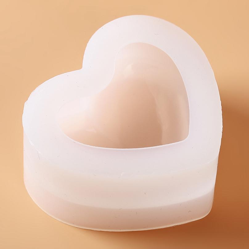 Heart silicone mold 3d heart aroma gypsum plaster silicone mould diy mo_DM Heart silicone mold 3d heart aroma gypsum plaster silicone mould diy mo_DM