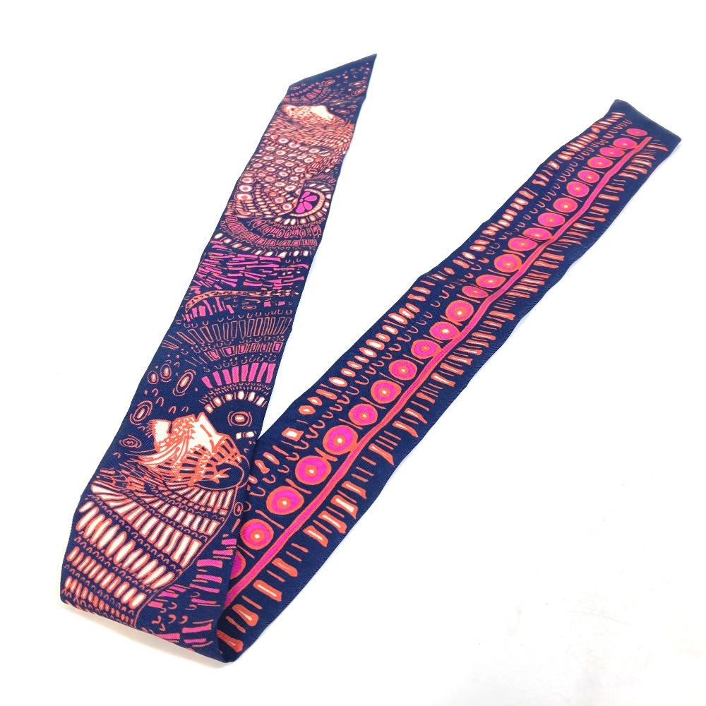 Dior Mitsua BandeauScarf Scarf Silk Navy/pink