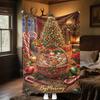 Christmas Plush Blanket Soft Comfortable All Seasons Perfect Sofa Office Naps Outdoor Travel Makes Great Gift
