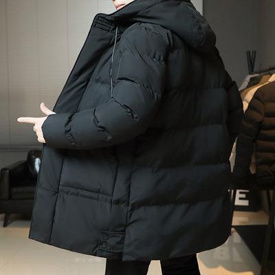 Winter New Large-size Cotton Clothes Urban Men's Youth Medium and Long Cold-proof Cotton-padded Clothes Men's Warm Jackets