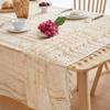 French Retro Lace Hollow Tablecloth Pastoral Style Photo Long Crochet Tablecloth Coffee Table Cover Towel Dining Table Cloth Cover Cloth