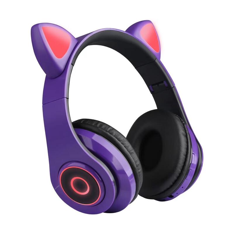 OIMG Luminous Cat Ear Wireless Gaming Headset