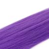 1/2/3 Sets 26-Inch Long Purple Hair Extension with Comb Bun Maker Hairdressing Tools Party Pre Stretched Straight Synthetic Hair Extension