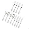 12 Pieces Disposable Plastic Forks Spoons Cutlery Set Party Decoration