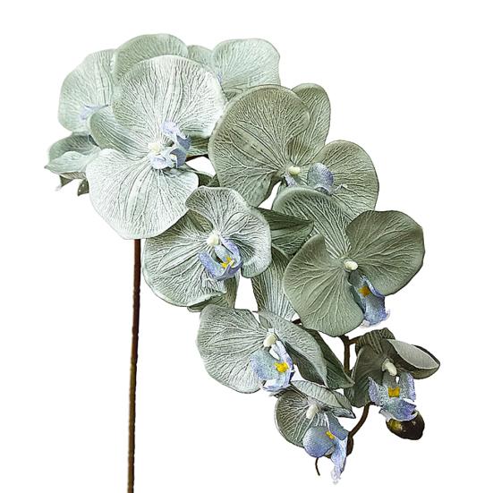 Fleur artificielle orchidée papillon, 1 pièce, décoration de jardin réaliste, bricolage, fête, mariage