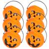 12Pcs Halloween Props Pumpkin Candy Bucket Reusable Plastic Storage Jar for Party Favors Outdoor Indoor Use