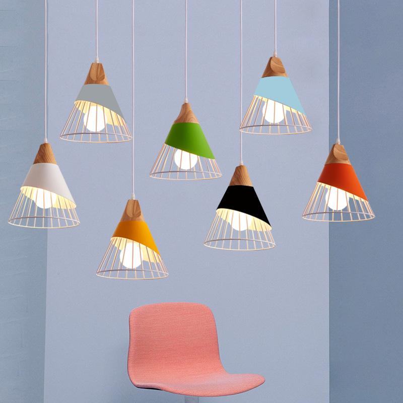Chandelier Nordic restaurant chandelier creative personality fast food cold drink restaurant table small chandelier